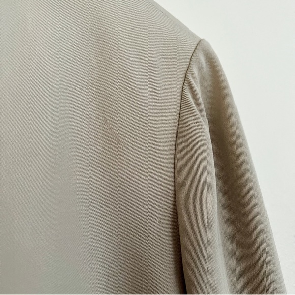 Vintage CELINE 100% Wool Double Breasted Blazer + Wide Leg Pants SET in Beige - Picture 7 of 15